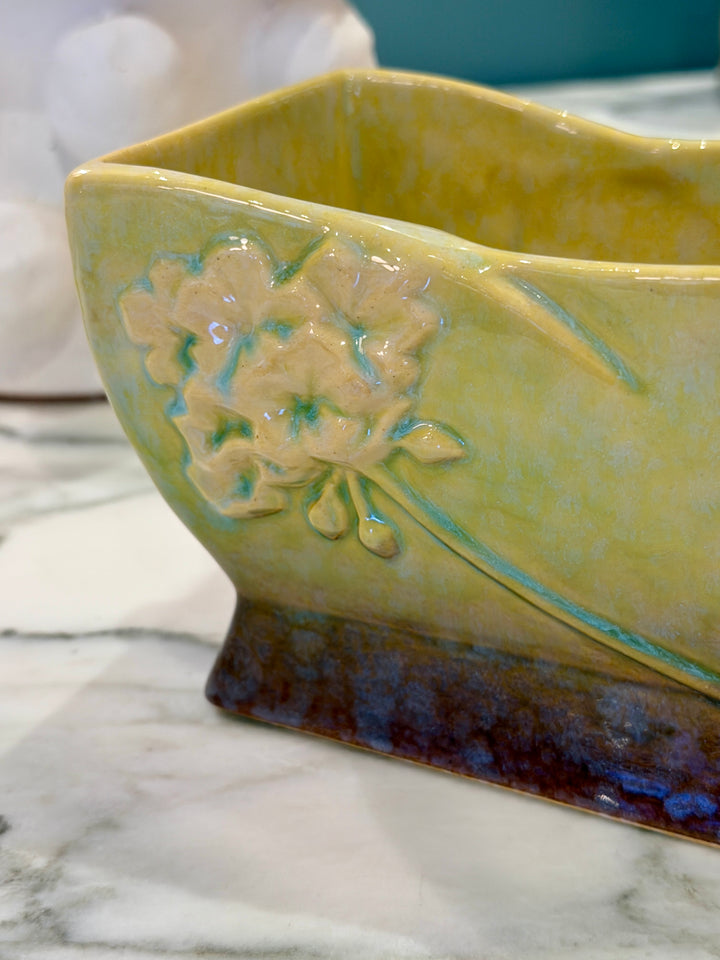 Vintage Roseville Ceramic Divided Window Planter