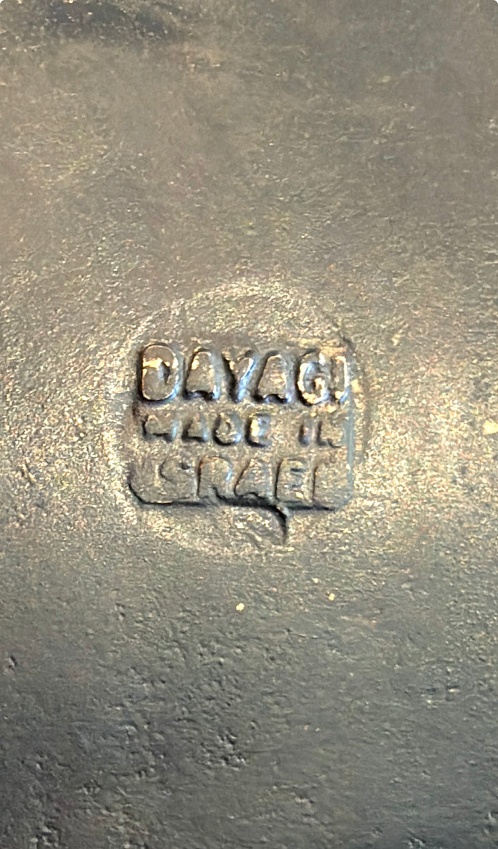 Mid-Century Brass Lidded Trinket Box by Reuven Dayagi, Israel