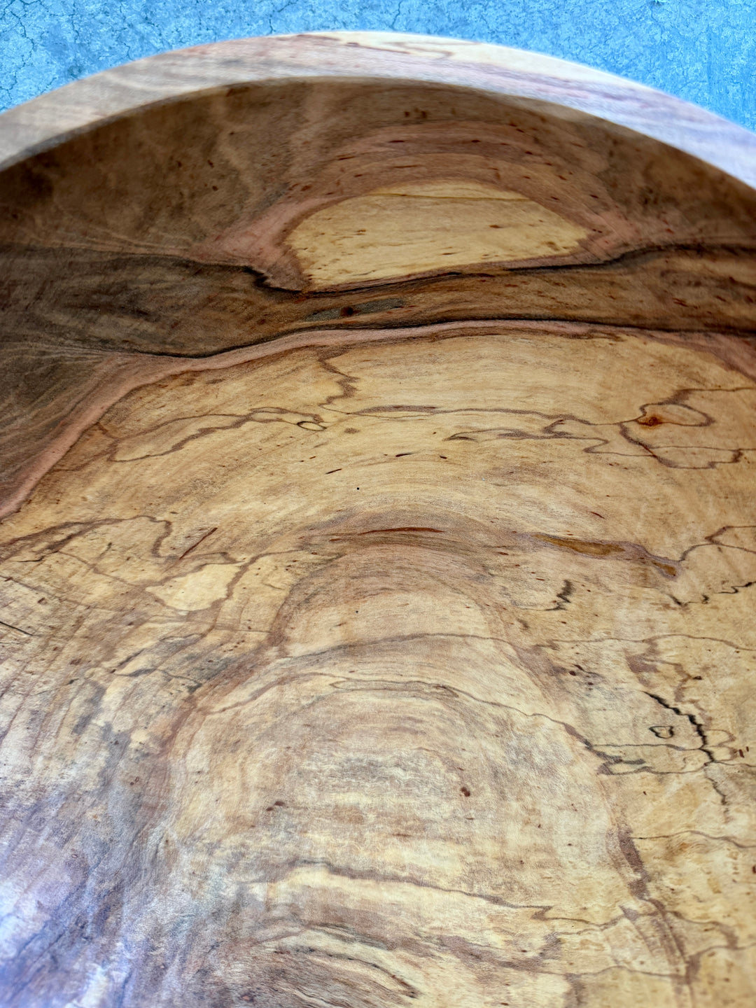 Spencer Peterman - Classic Spalted Ambrosia Maple Bowl | A | 13"
