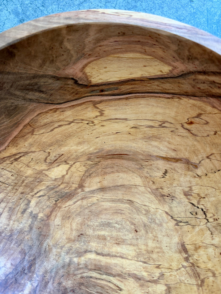 Spencer Peterman - Classic Spalted Ambrosia Maple Bowl | A | 13"