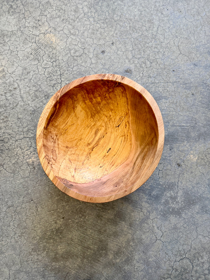 Spencer Peterman - Classic Spalted Ambrosia Maple Bowl  | 10" | E