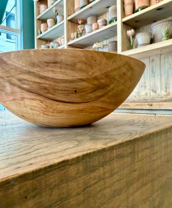 Spencer Peterman - Classic Spalted Ambrosia Maple Bowl  | 10" | E