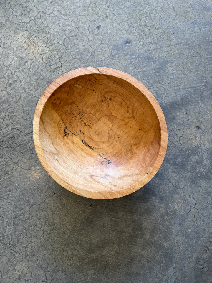 Spencer Peterman - Classic Spalted Ambrosia Maple Bowl  | 10" | F