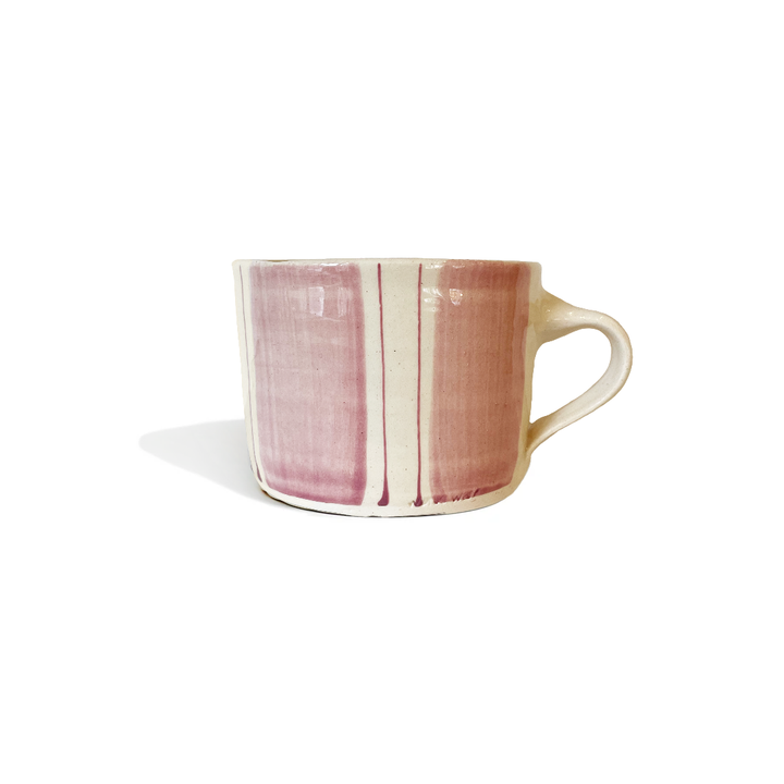 Wonki Ware - Banded Squat Mug | Pink