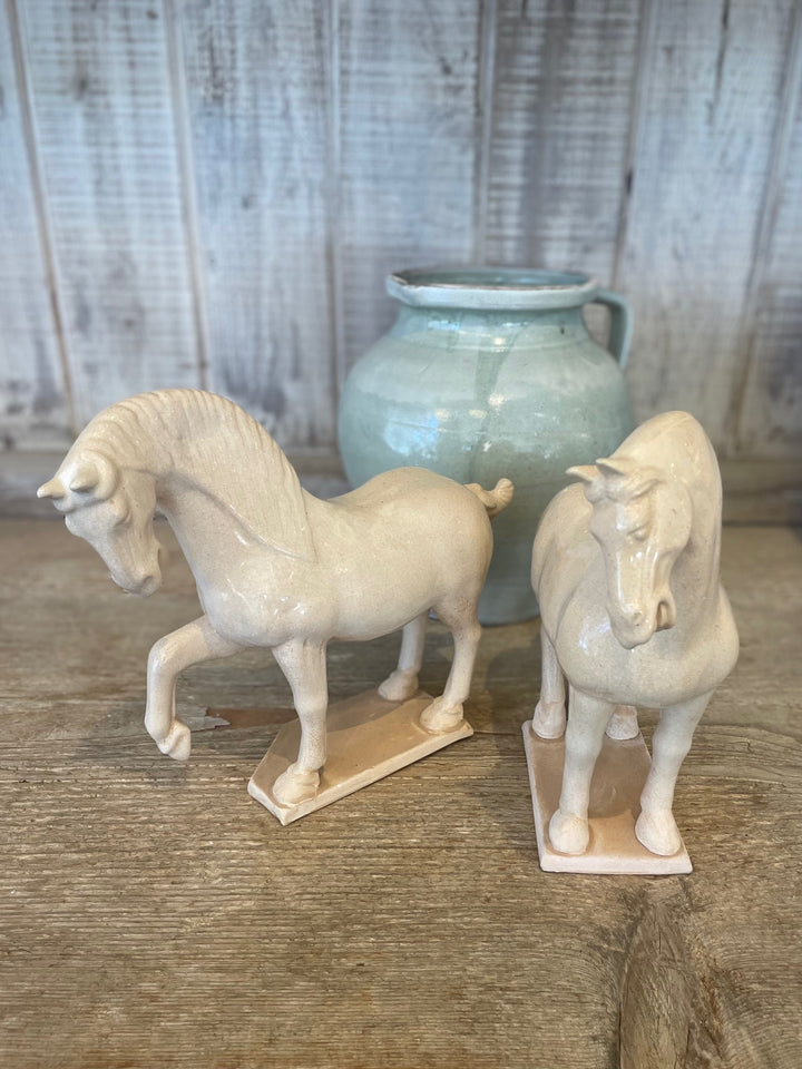 Jingdezhen Porcelain Tang Horse | Pair