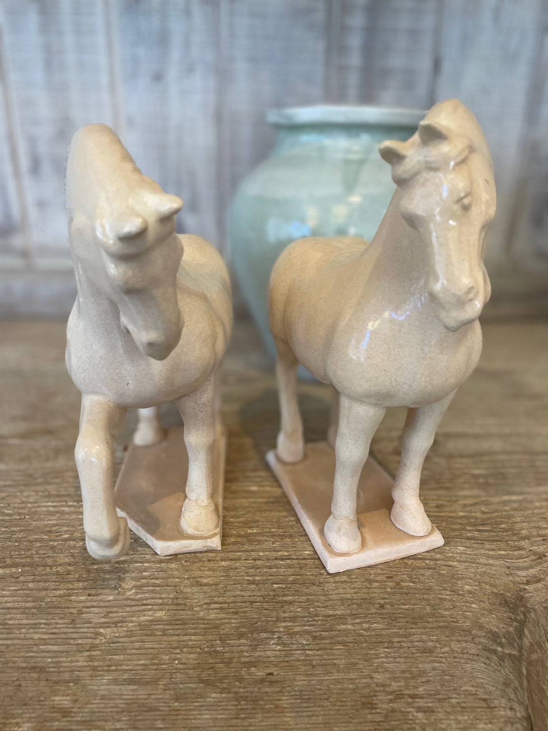 Jingdezhen Porcelain Tang Horse | Pair