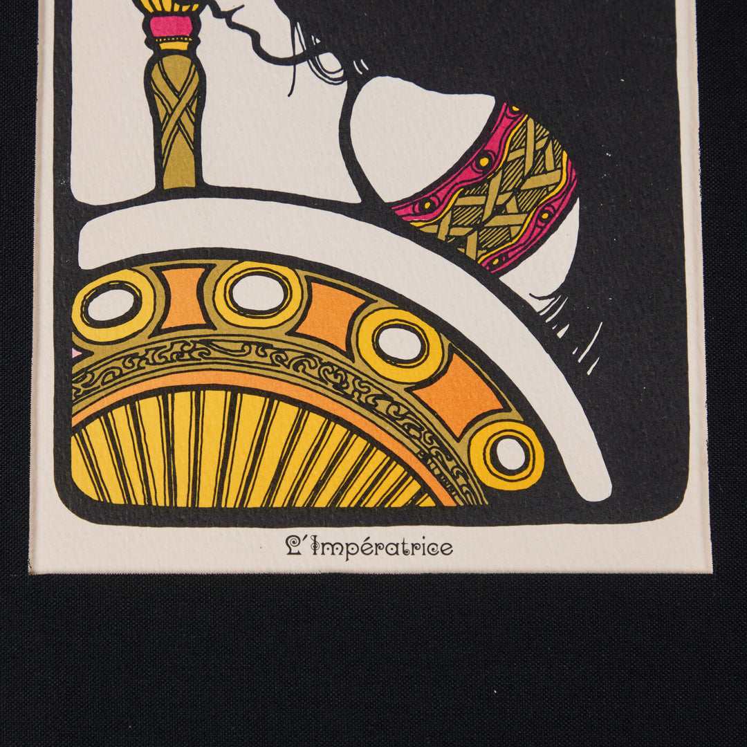 Vintage Printed Tarot Card by David Mario Palladini, c 1967 | C