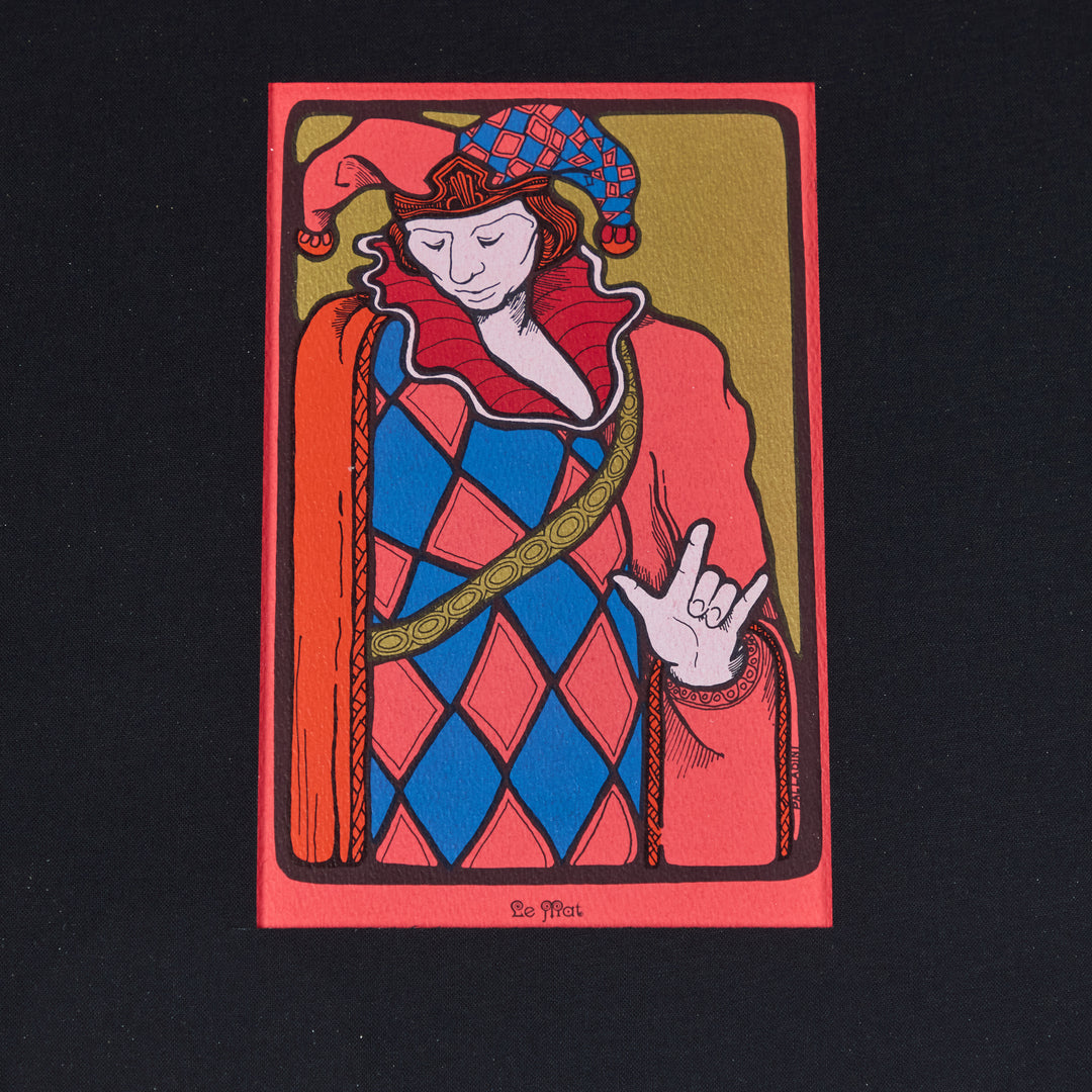 Vintage Printed Tarot Card by David Mario Palladini, c 1967 | D