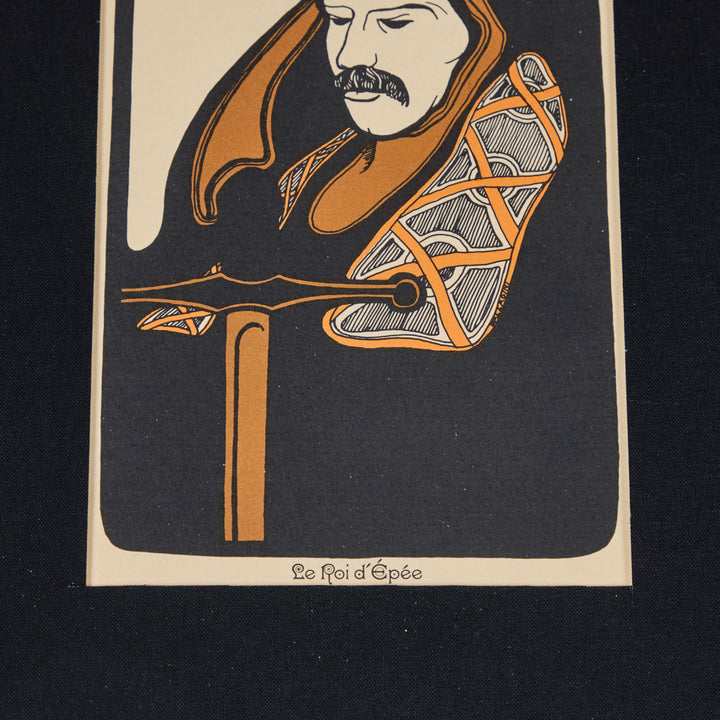 Vintage Printed Tarot Card by David Mario Palladini, c 1967 | E