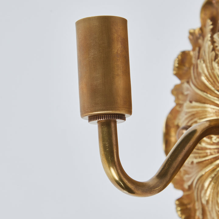 Vintage Brass Sconces | Pair