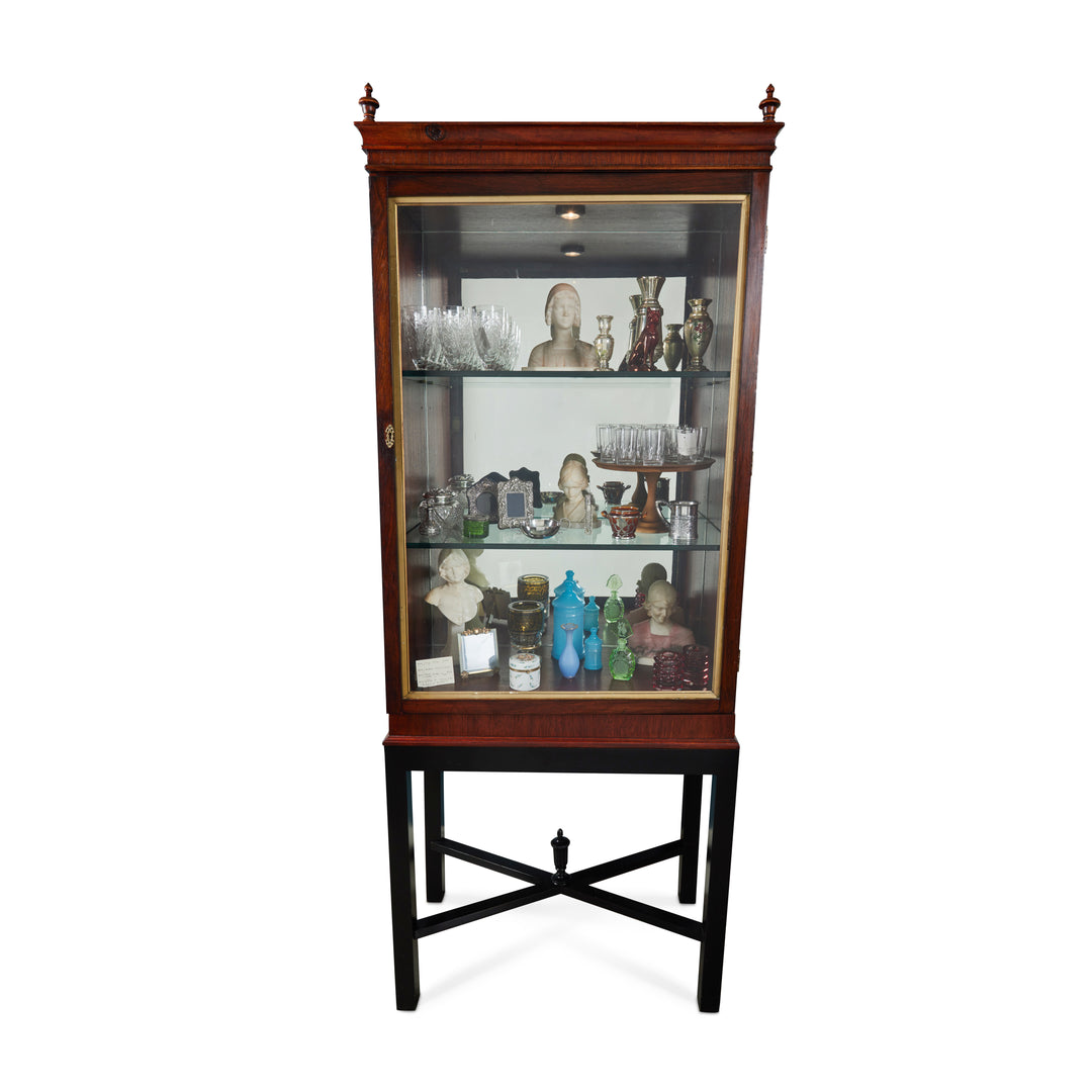 Vintage Mahogany Display Cabinet