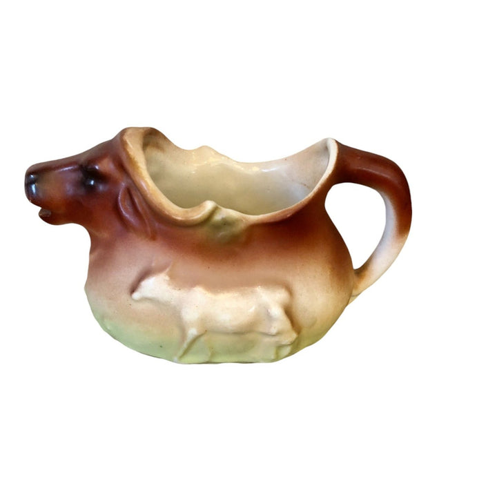 Vintage Ox Ceramic Creamer, Austria