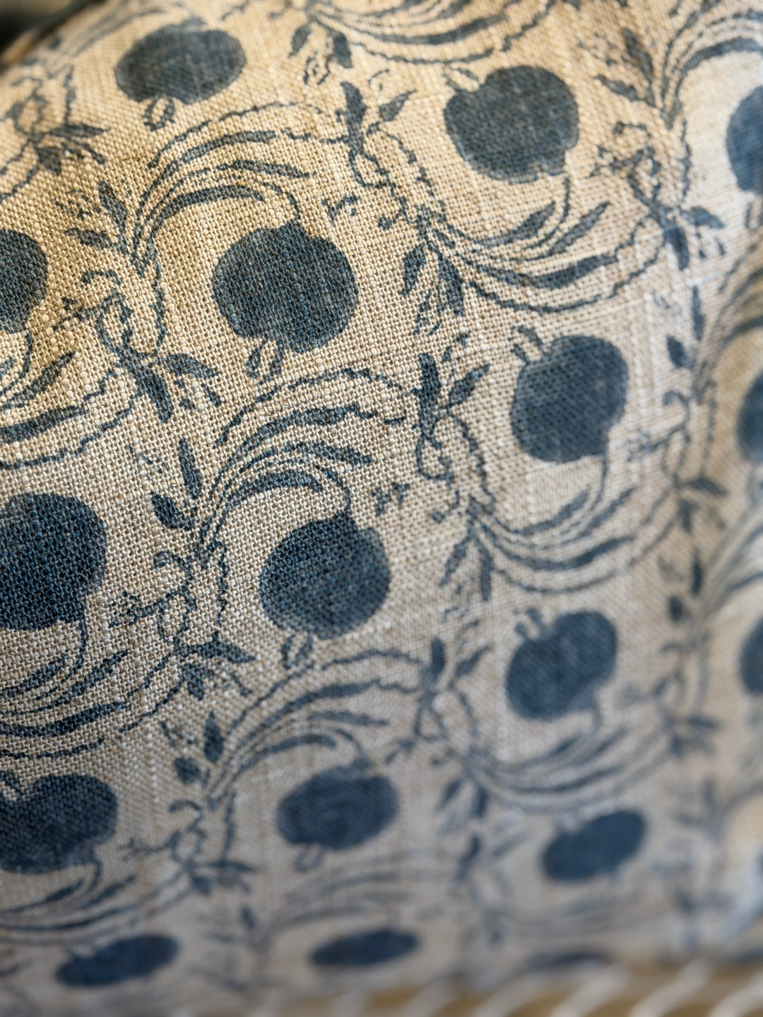 Custom 12" x18" Pillow in a Designer Linen Blend Fabric, England