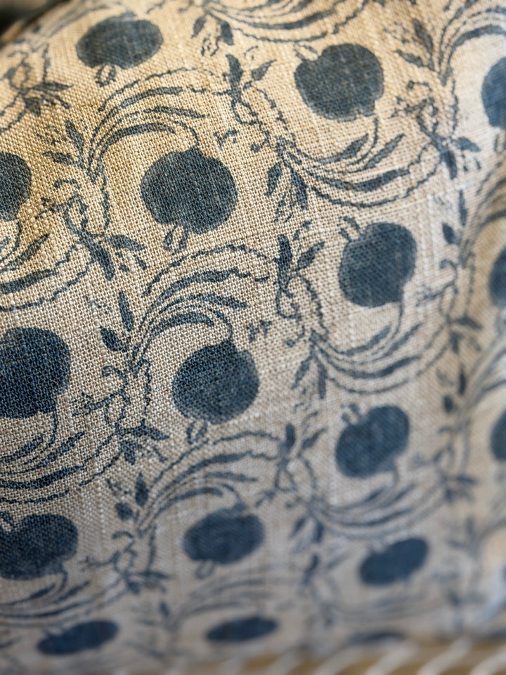 Custom 12" x18" Pillow in a Designer Linen Blend Fabric, England