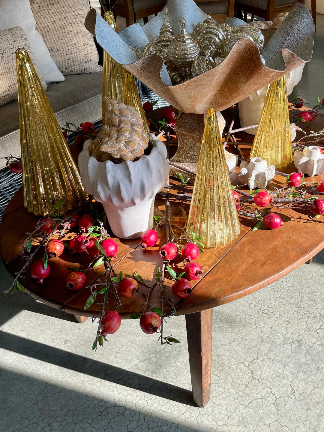 31.5" Pomegranate Branch