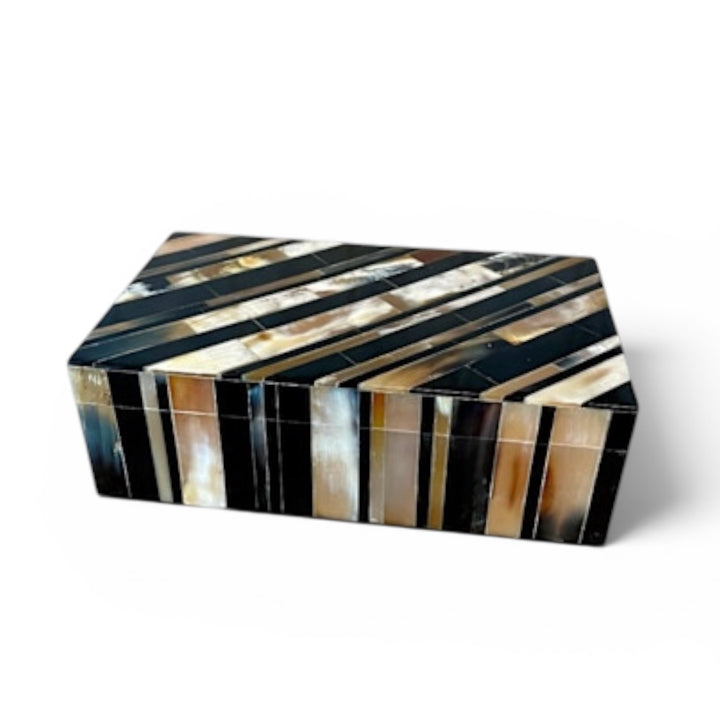 Stefano Genuine Horn Covered Box | M