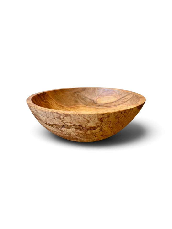 Spencer Peterman - Classic Spalted Ambrosia Maple Bowl | A | 13"