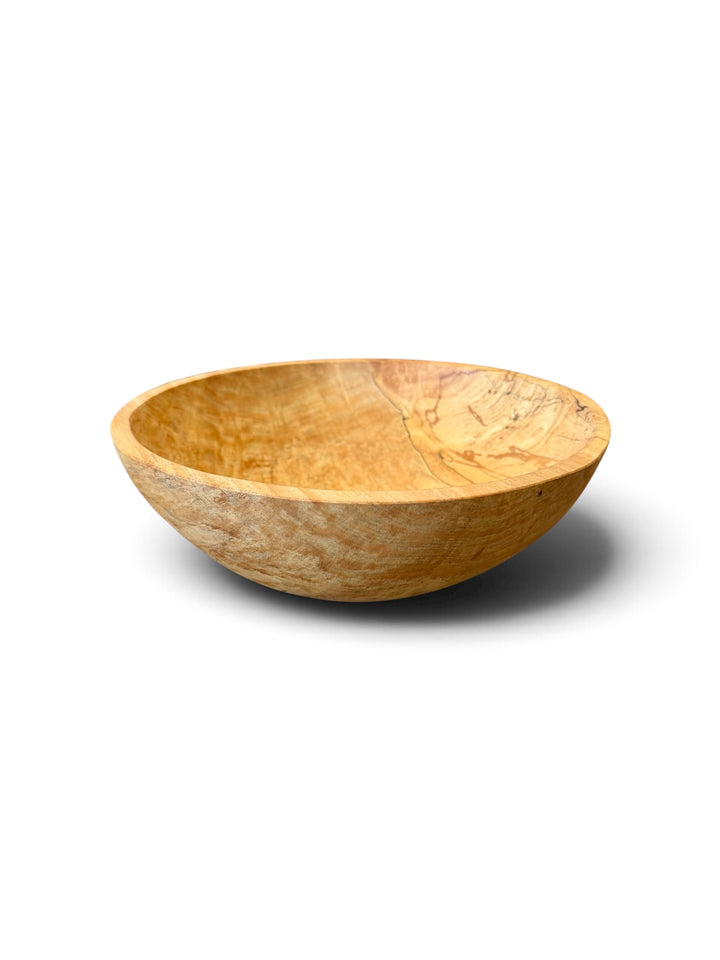 Spencer Peterman - Classic Spalted Ambrosia Maple Bowl | C | 13"