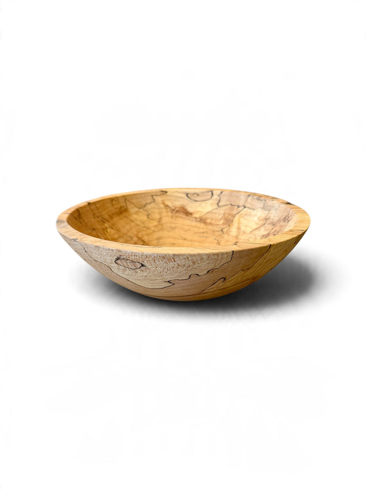 Spencer Peterman - Classic Spalted Ambrosia Maple Bowl  | 10" | C