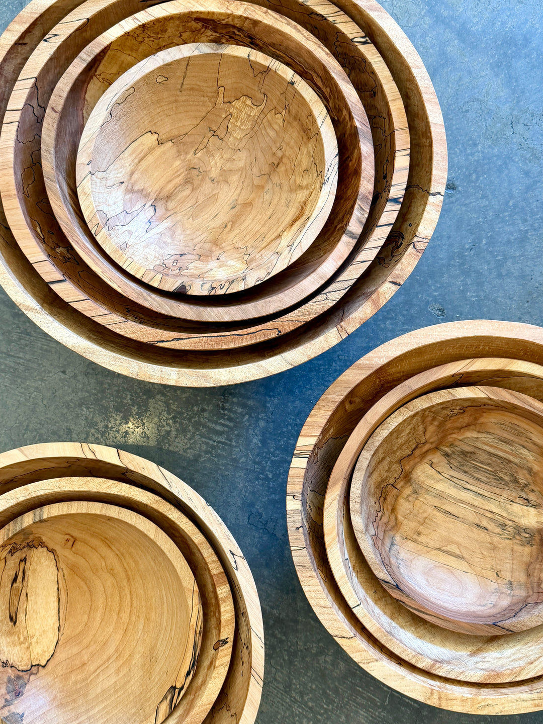 Spencer Peterman - Classic Spalted Ambrosia Maple Bowl  | 10" | E