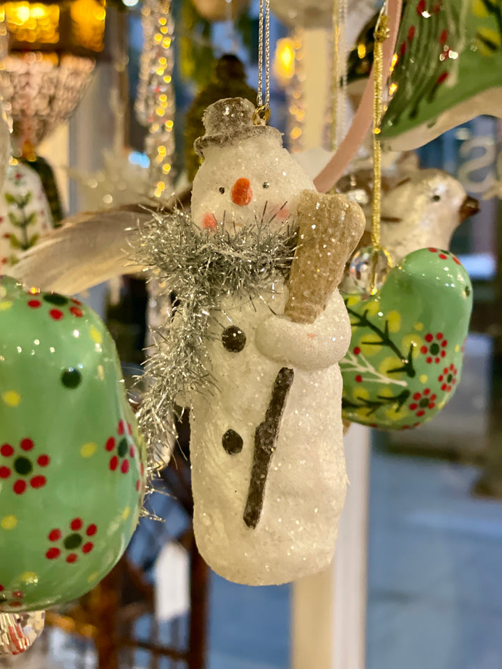 4.5" Resin Snowman Ornament | B