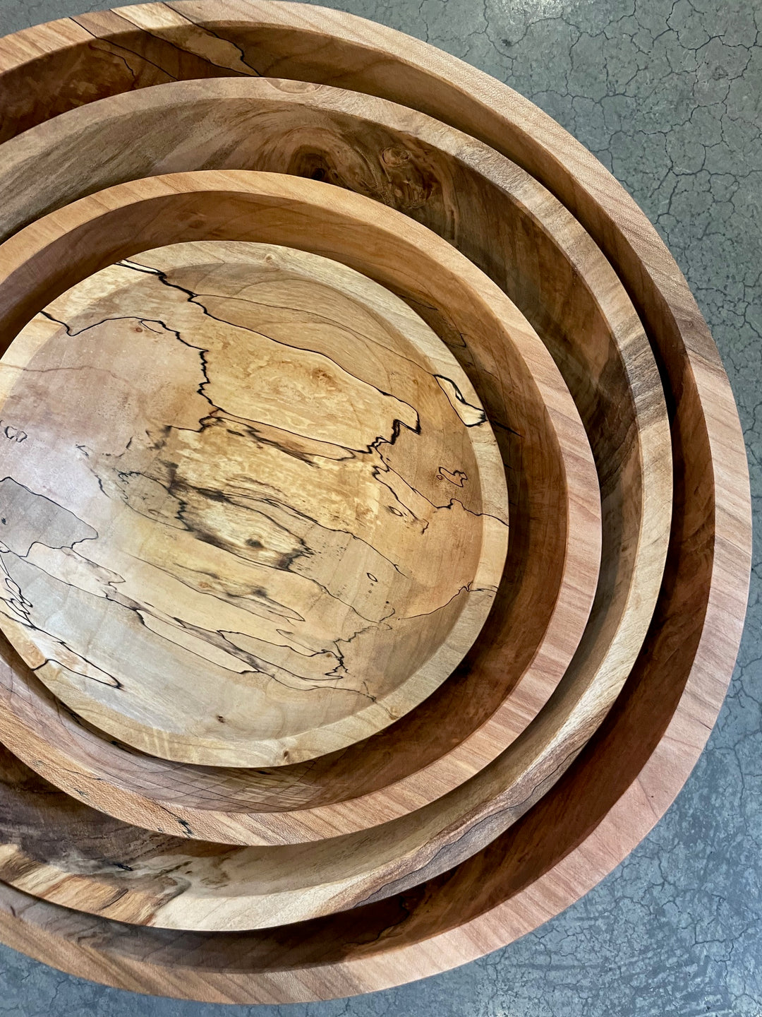 Spencer Peterman - Classic Spalted Ambrosia Maple Bowl  | 18"