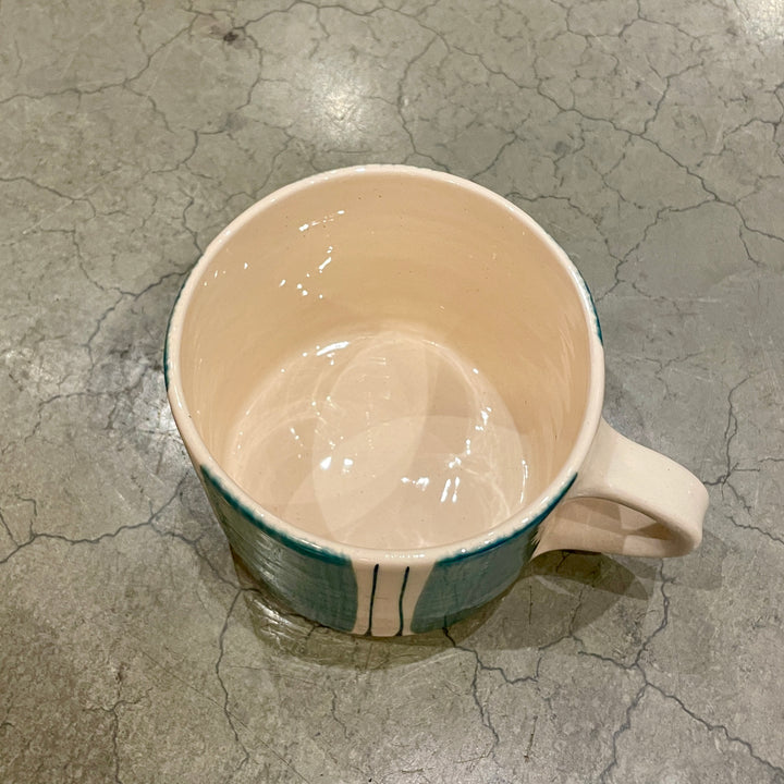 Wonki Ware - Banded Squat Mug | Marine