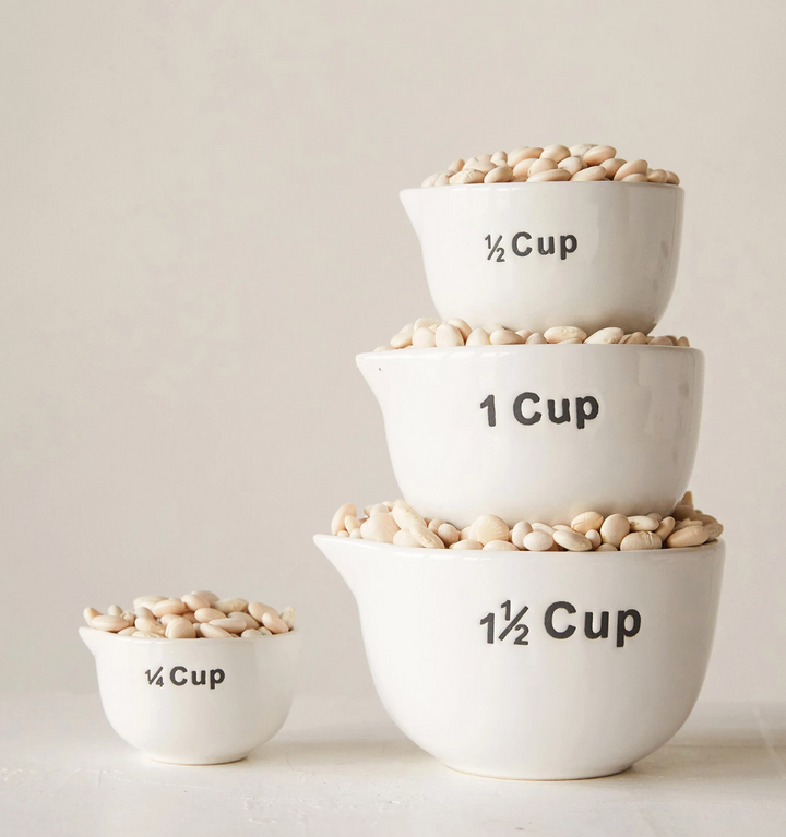 Stoneware Measuring Cups | Set of 4