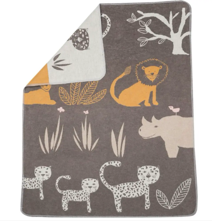 David Fussenegger - JUWEL Baby Blanket | Jungle