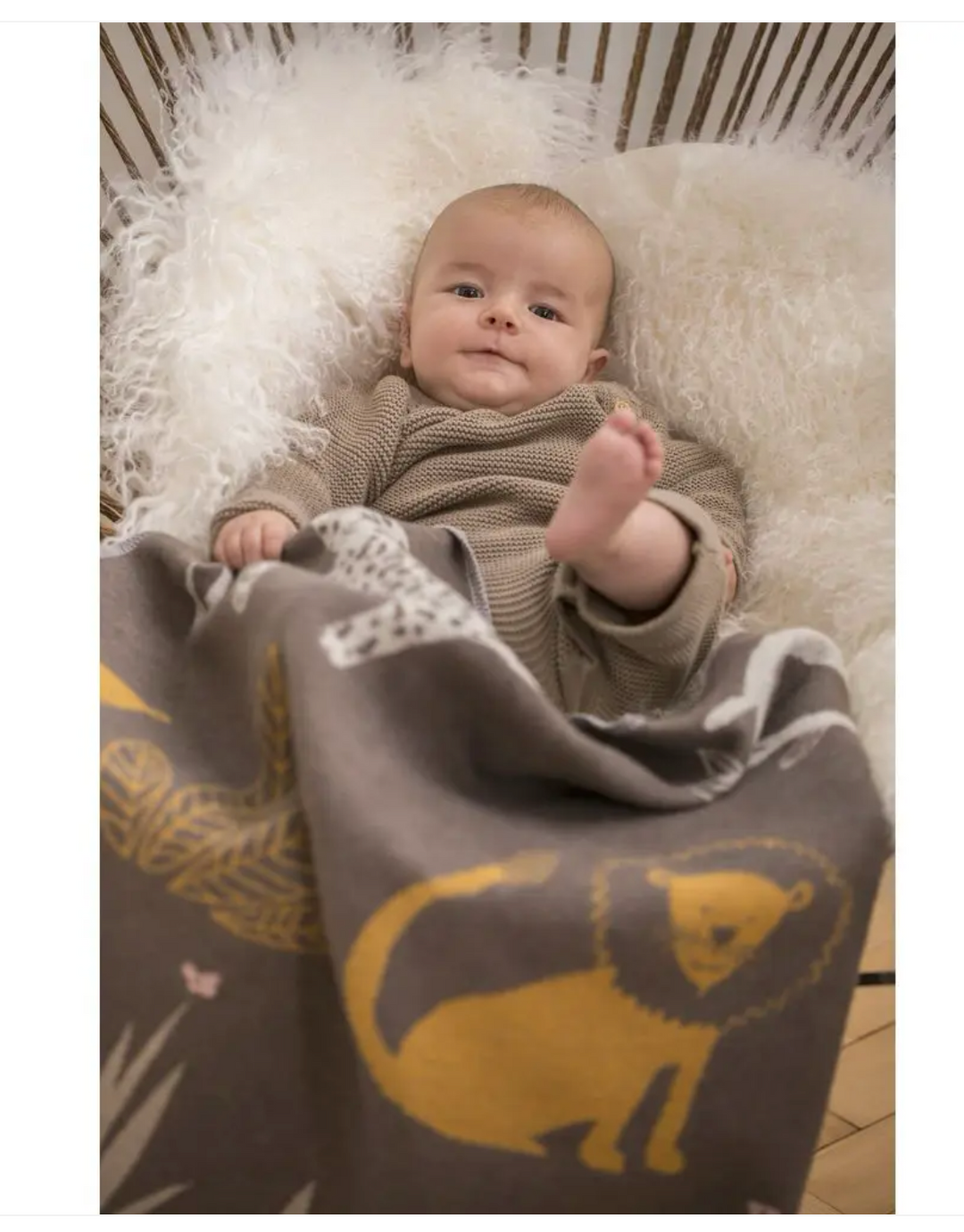 David Fussenegger - JUWEL Baby Blanket | Jungle