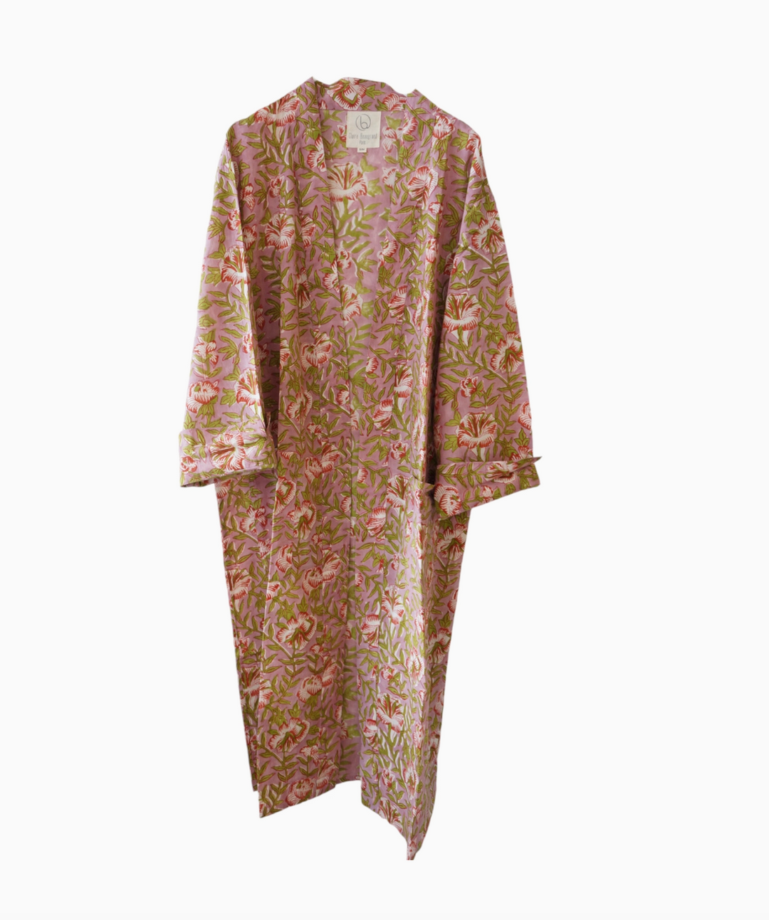 Claire Beaugrand - “Lysa” Floral Print Cotton Robe | S/M