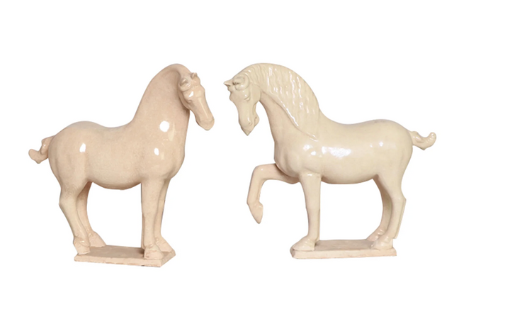 Jingdezhen Porcelain Tang Horse | Pair