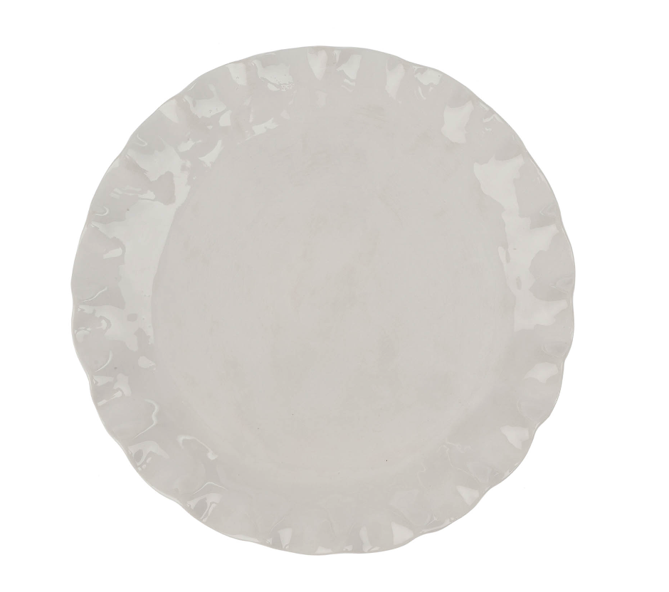 Calypso Scalloped Dinner Plate