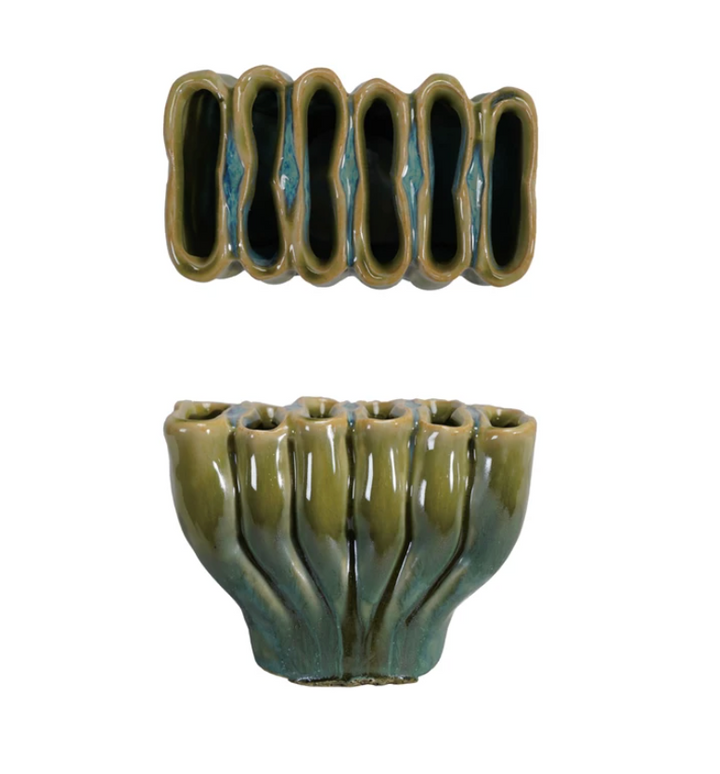 Stoneware Sculptural Vase | S