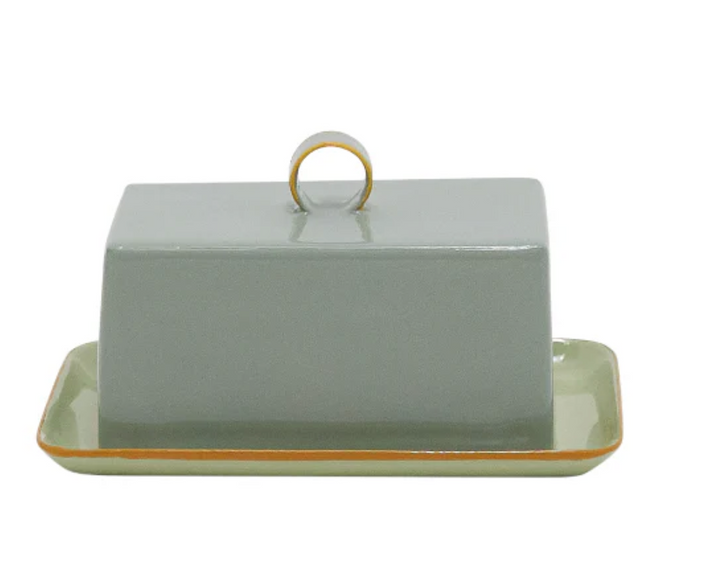 Harlow Bright Enamel Butter Dish