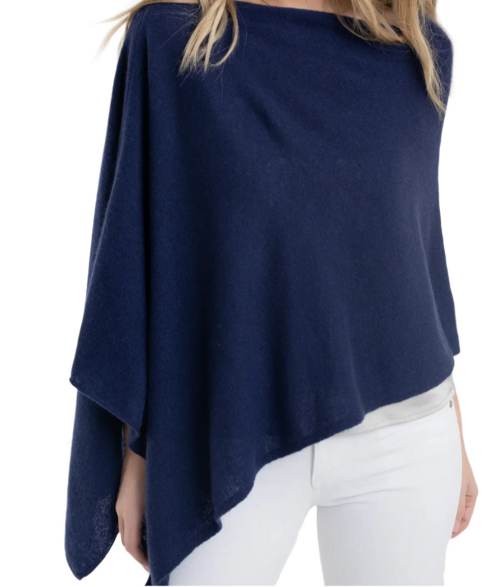 Claudia Nichole - Cashmere Topper in Blue Denim