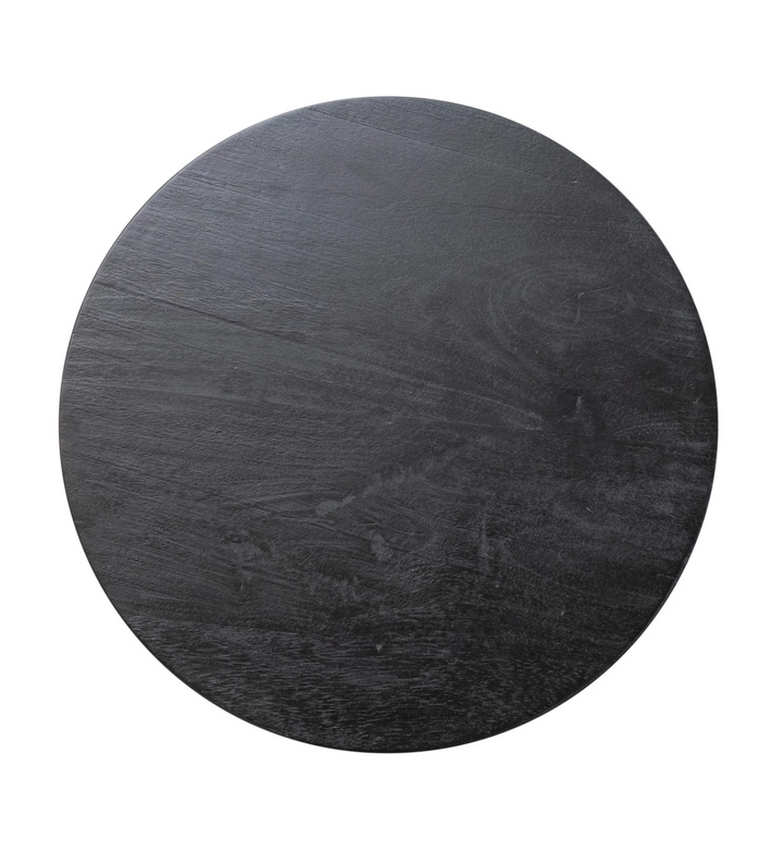 Matte Black Mango Wood Table