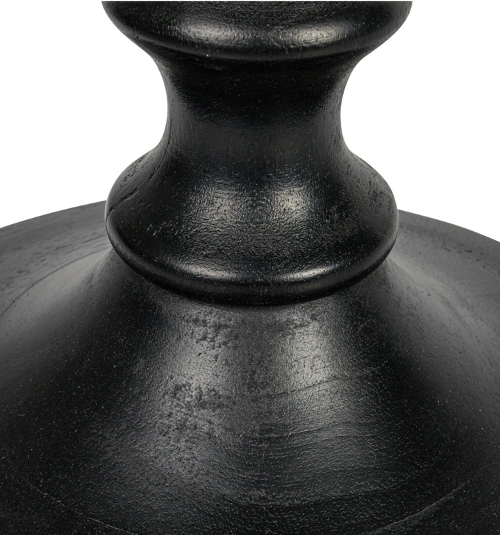 Matte Black Mango Wood Table