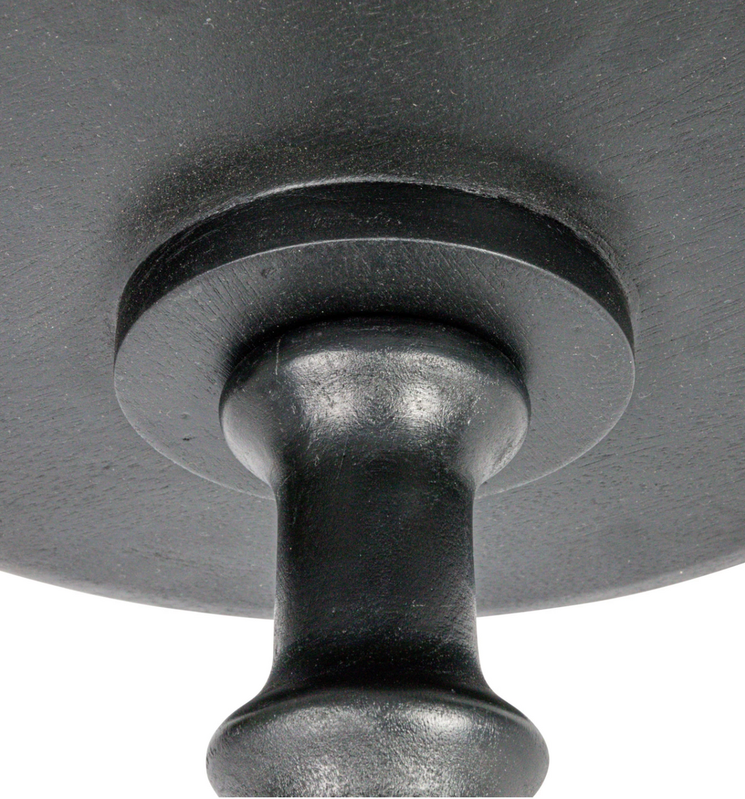 Matte Black Mango Wood Table