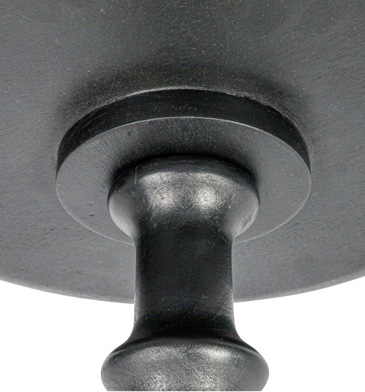 Matte Black Mango Wood Table
