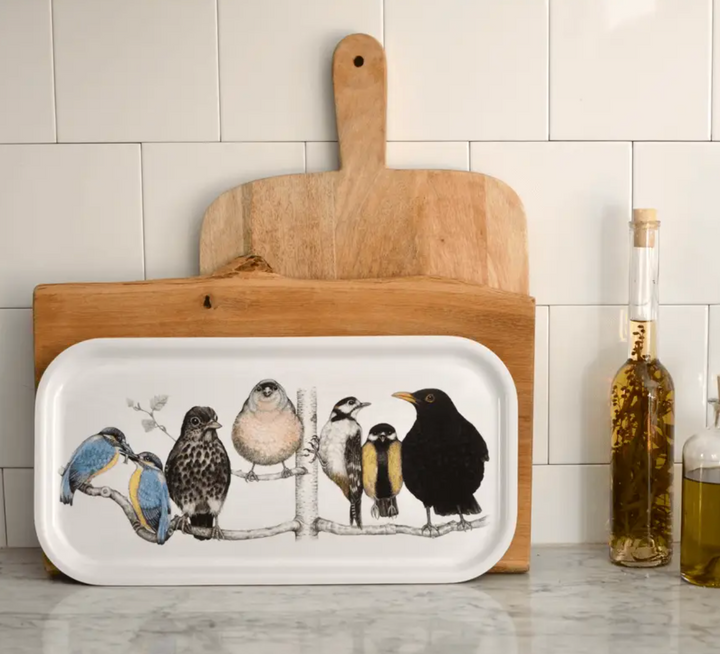 Birdland - Long Tray by Charlotte Nicolin