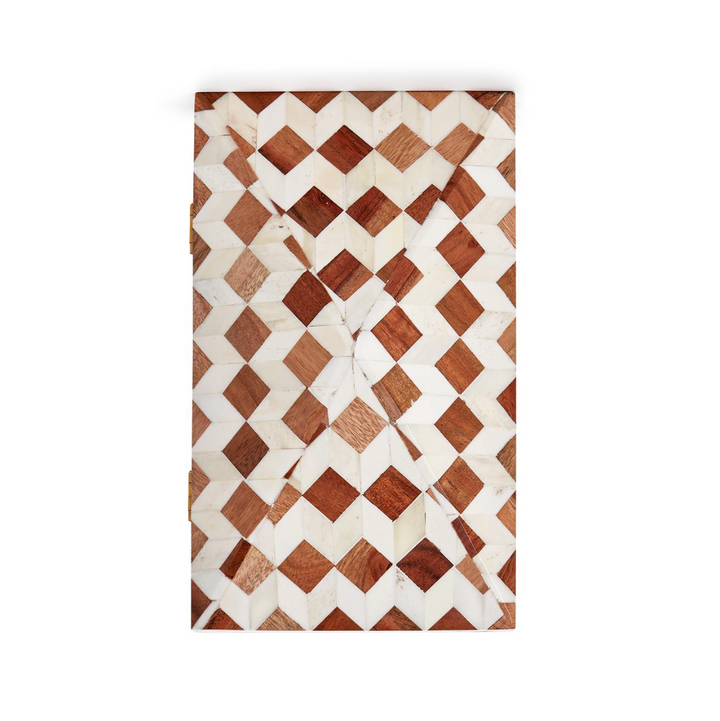 Pyramid Mosaic Covered Box