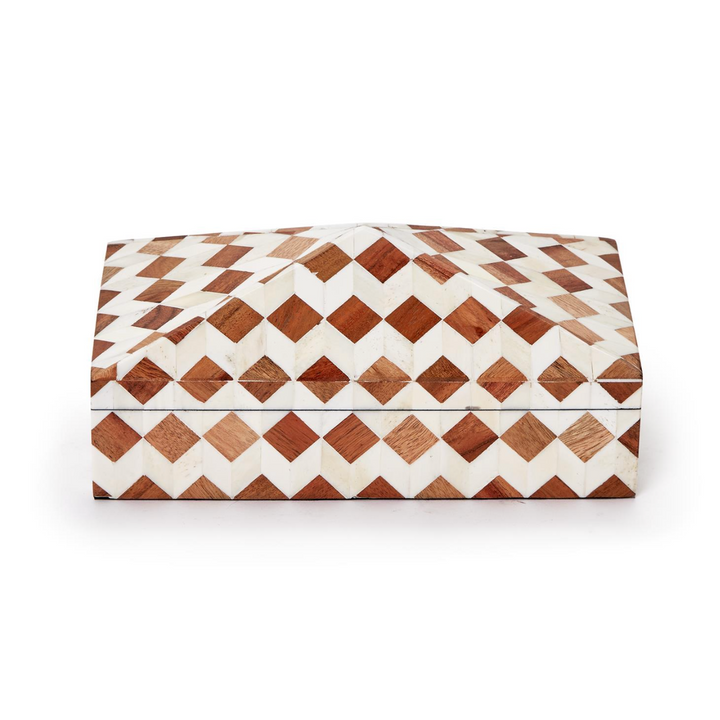 Pyramid Mosaic Covered Box