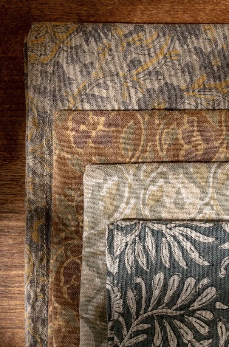 Tulsi Block Print Napkins | Set of 4