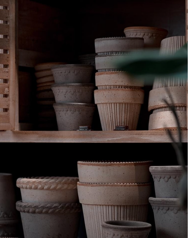 Simona RAW Rosa Pot + Saucer, Italy | 12S