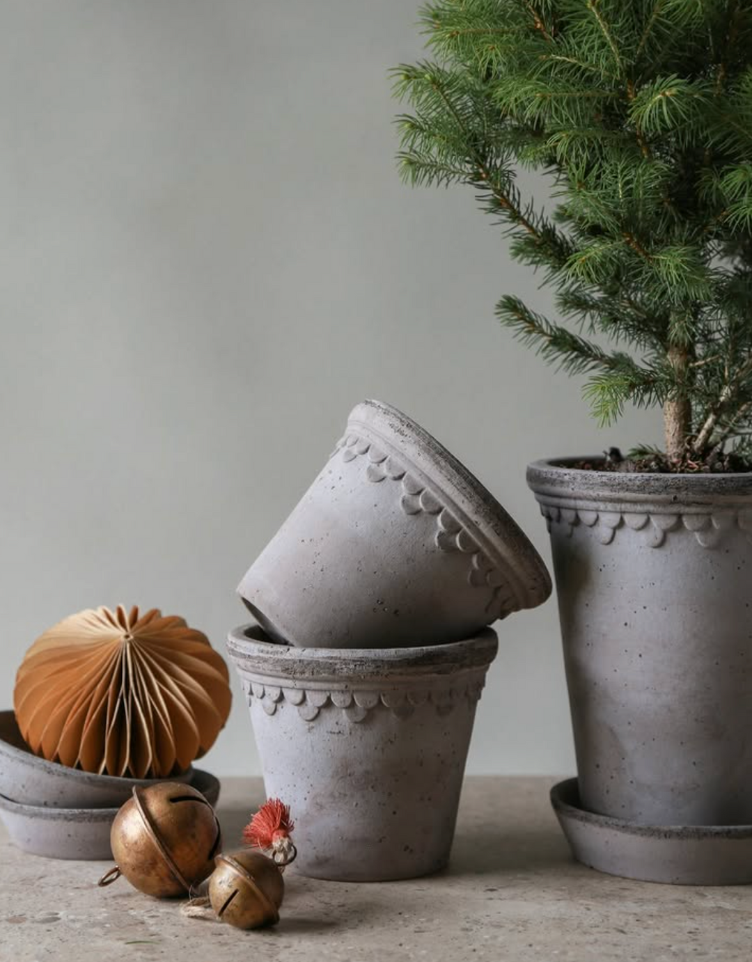 Københavner RAW Grey Pot + Saucer, Italy | 21S