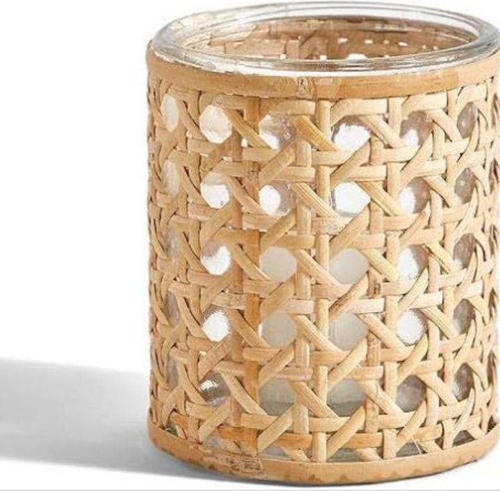 Lumingnon Cane Webbing Votive