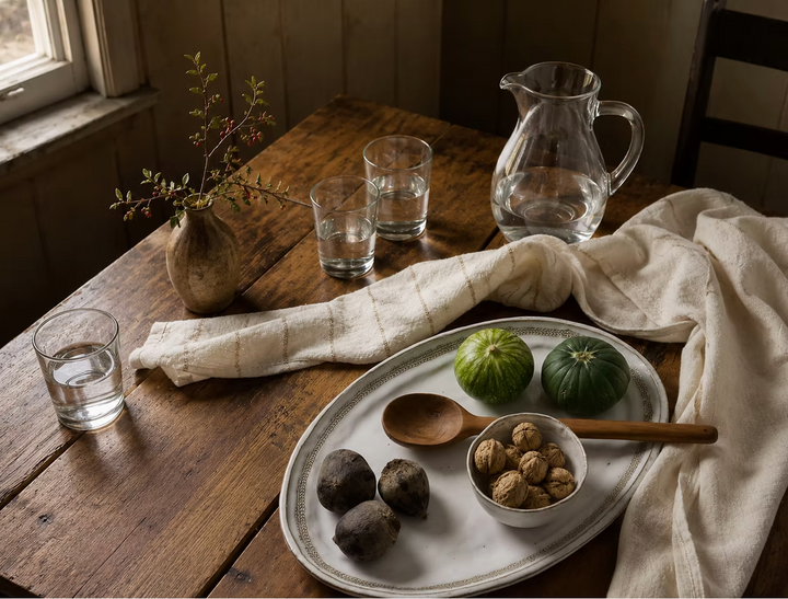 GUARDA - Oval Stoneware Serving Platter | L