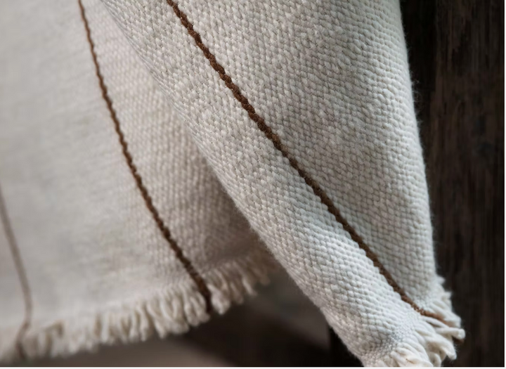 LINEA - Queen Blanket | Sepia