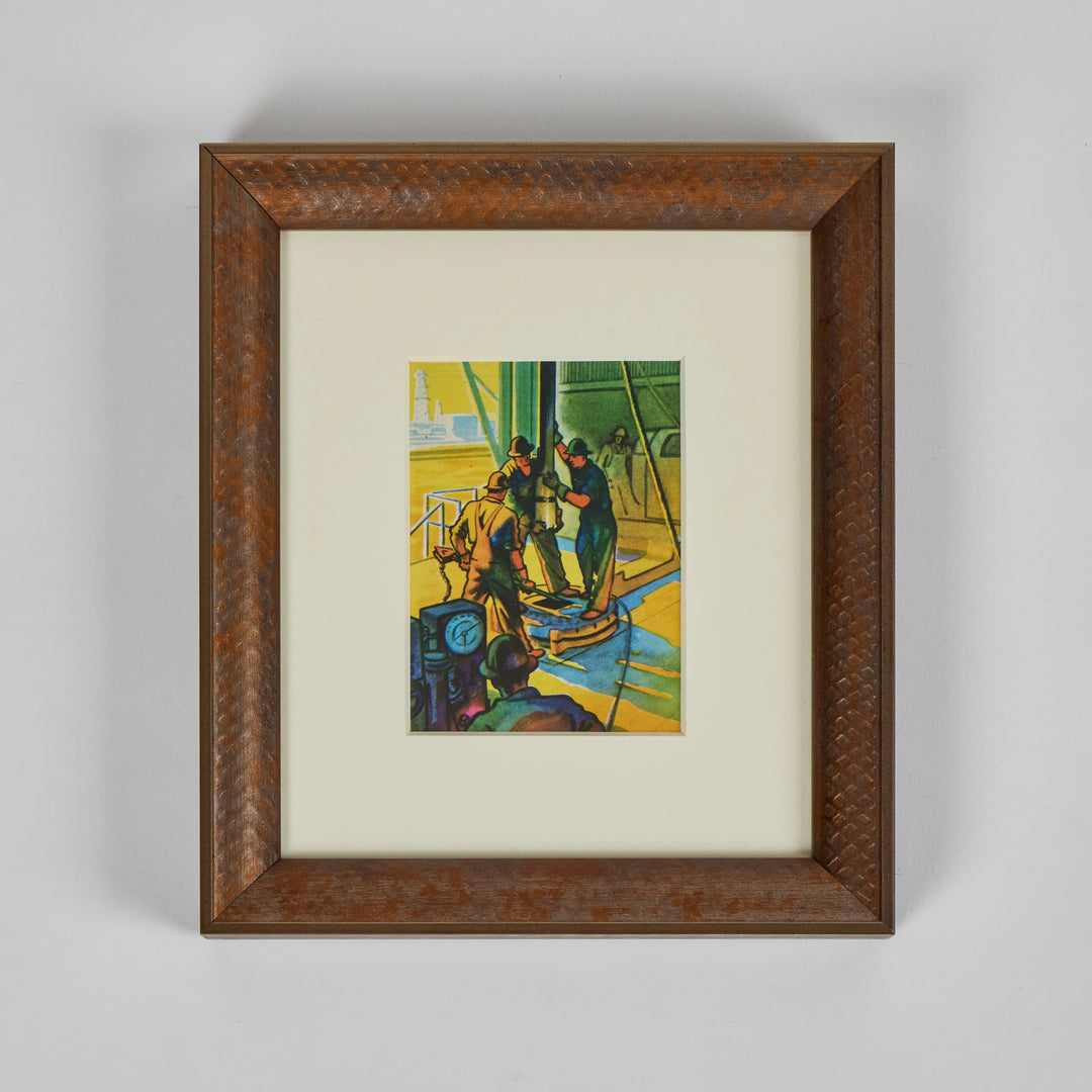 Vintage Instructional Prints Attributed to N. C. Wyeth | Set of 4-A